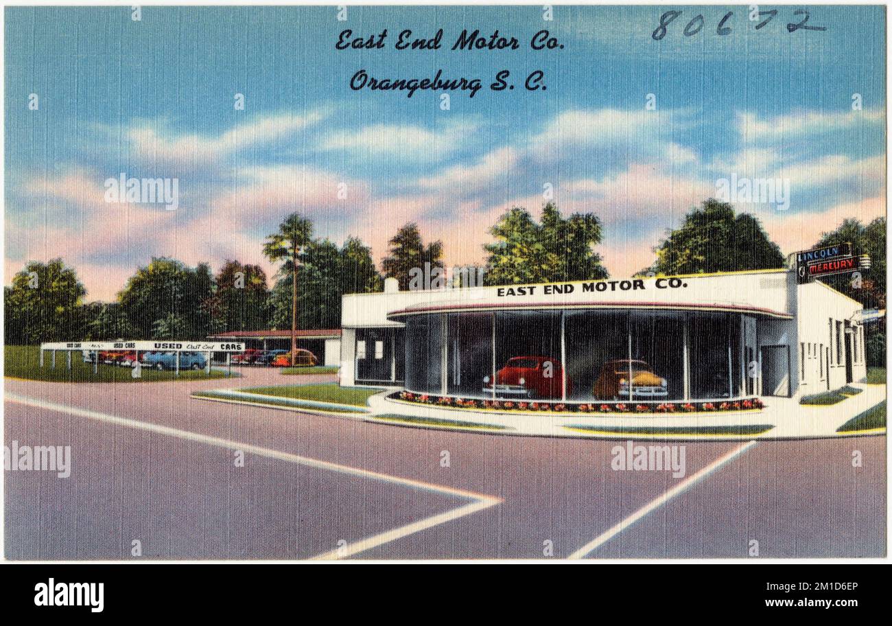 East End Motor Co., Orangeburg, S. C. , Commercial facilities, Tichnor