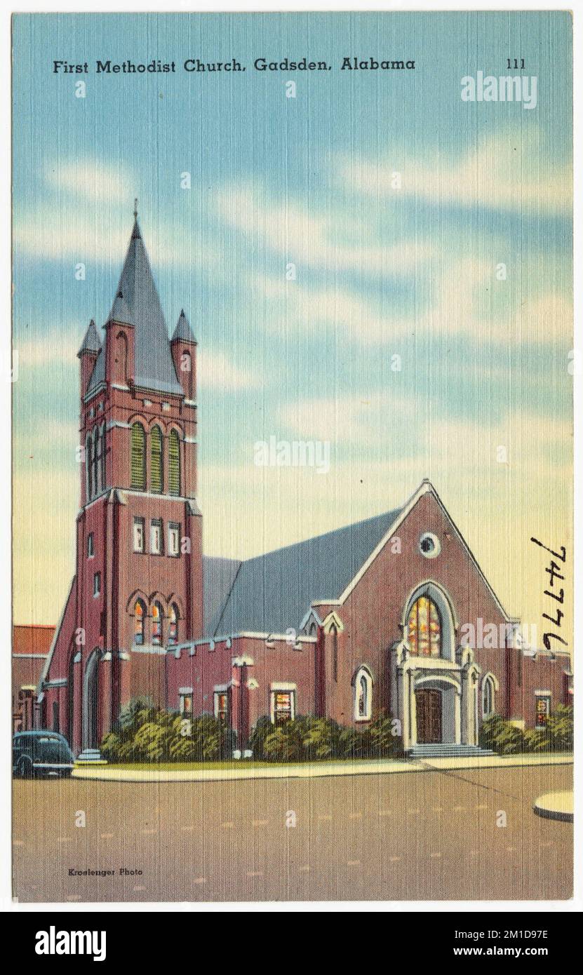 First Methodist Church, Gadsden, Alabama , Churches, Tichnor Brothers