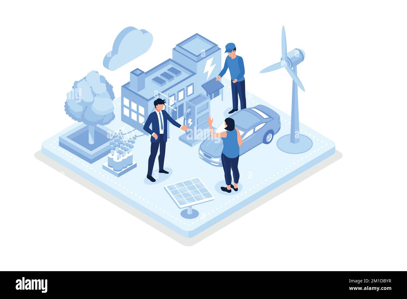 Smart Grid Technology with Renewable Energy. Wind Electricity