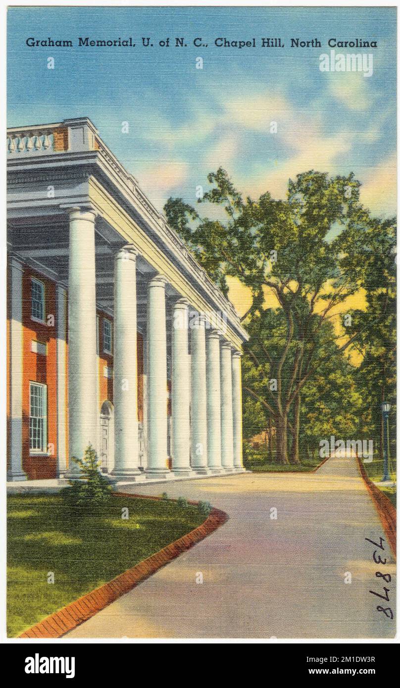 Graham Memorial, U. of N. C., Chapel Hill, North Carolina , Monuments
