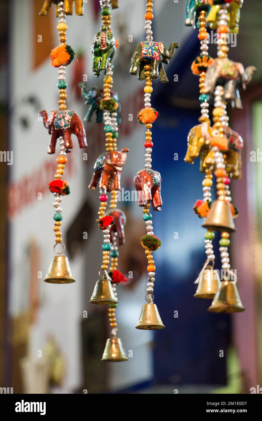 Antique old style retro metal bell used for animals such as cow, sheep