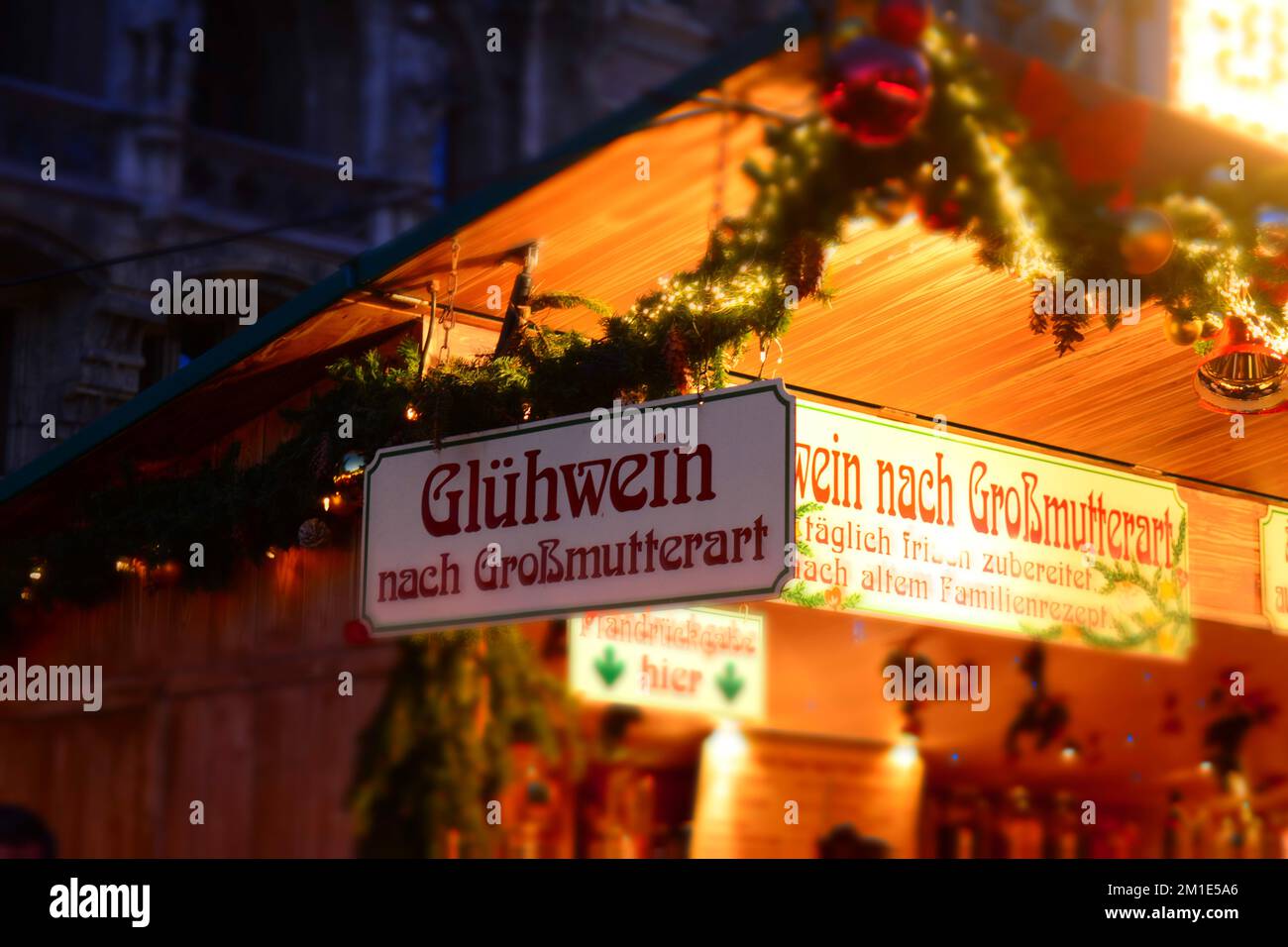 German christmas market Stock Photo Alamy
