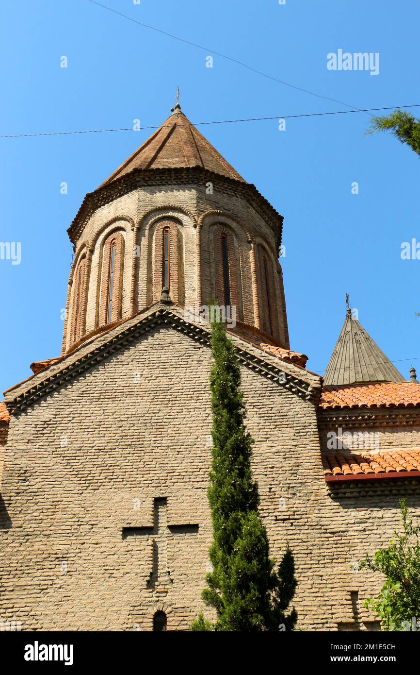 View of a historical church in the Georgian city of Tbilisi Stock Photo