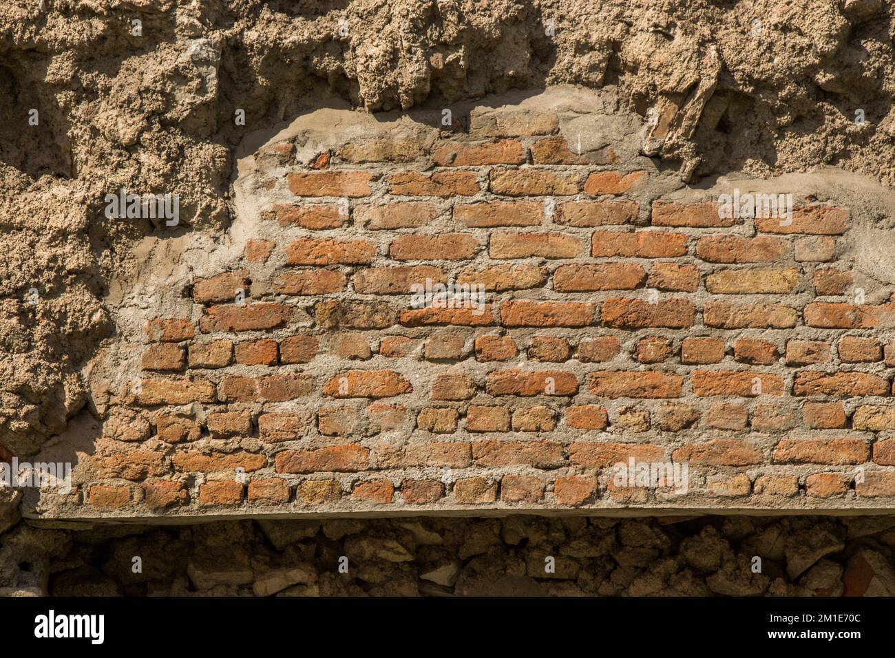 Old grunge brick wall as a background Stock Photo - Alamy