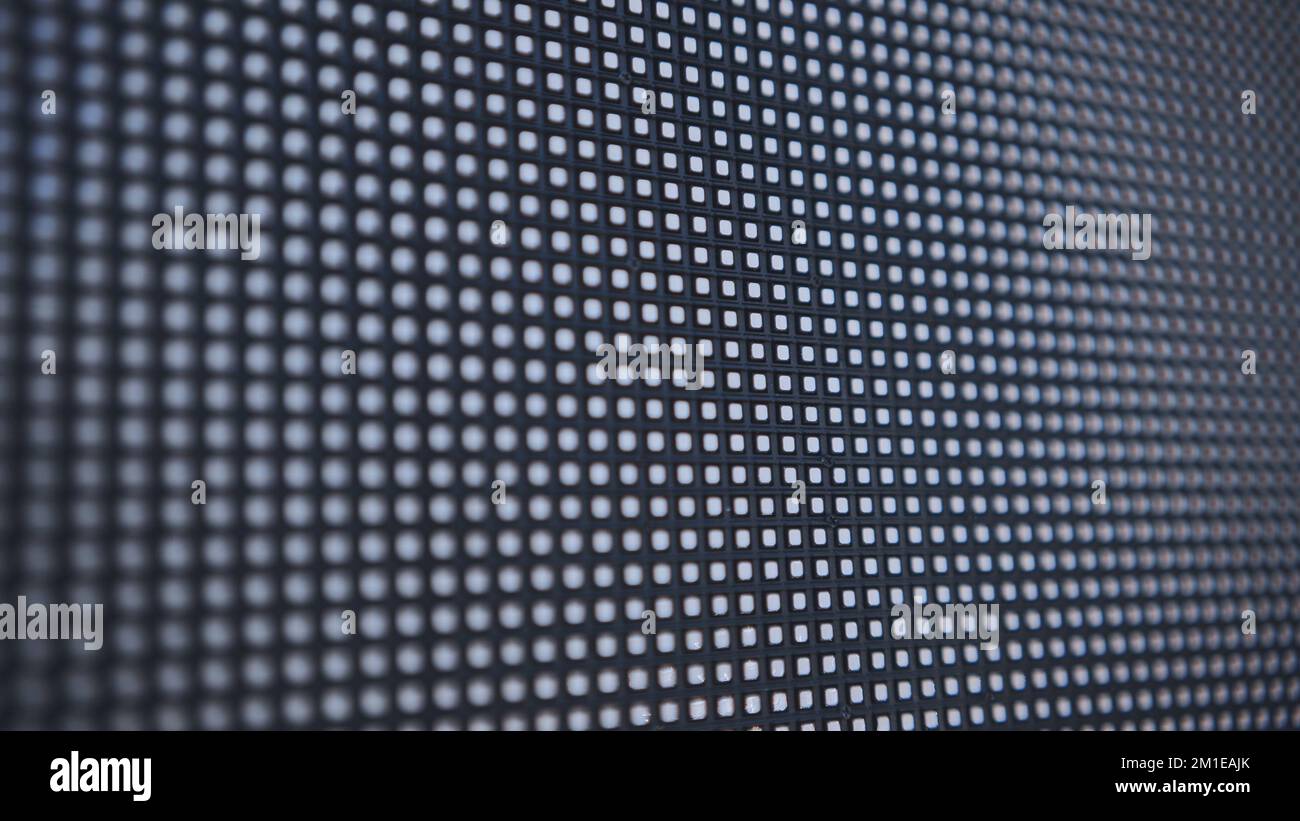 LED screen in operation outside Stock Photo Alamy