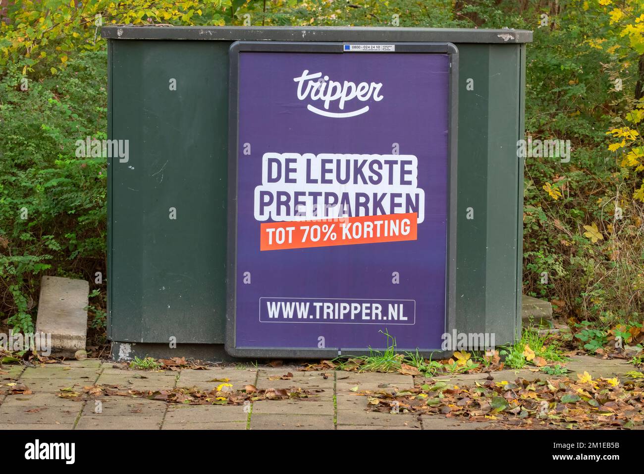 Billboard Tripper.nl At Amsterdam The Netherlands 26-11-2022 Stock Photo