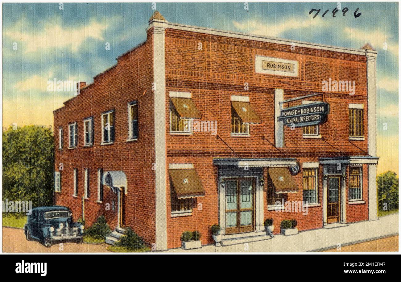 Howard Robinson Funeral Directors , & mortuaries, Tichnor