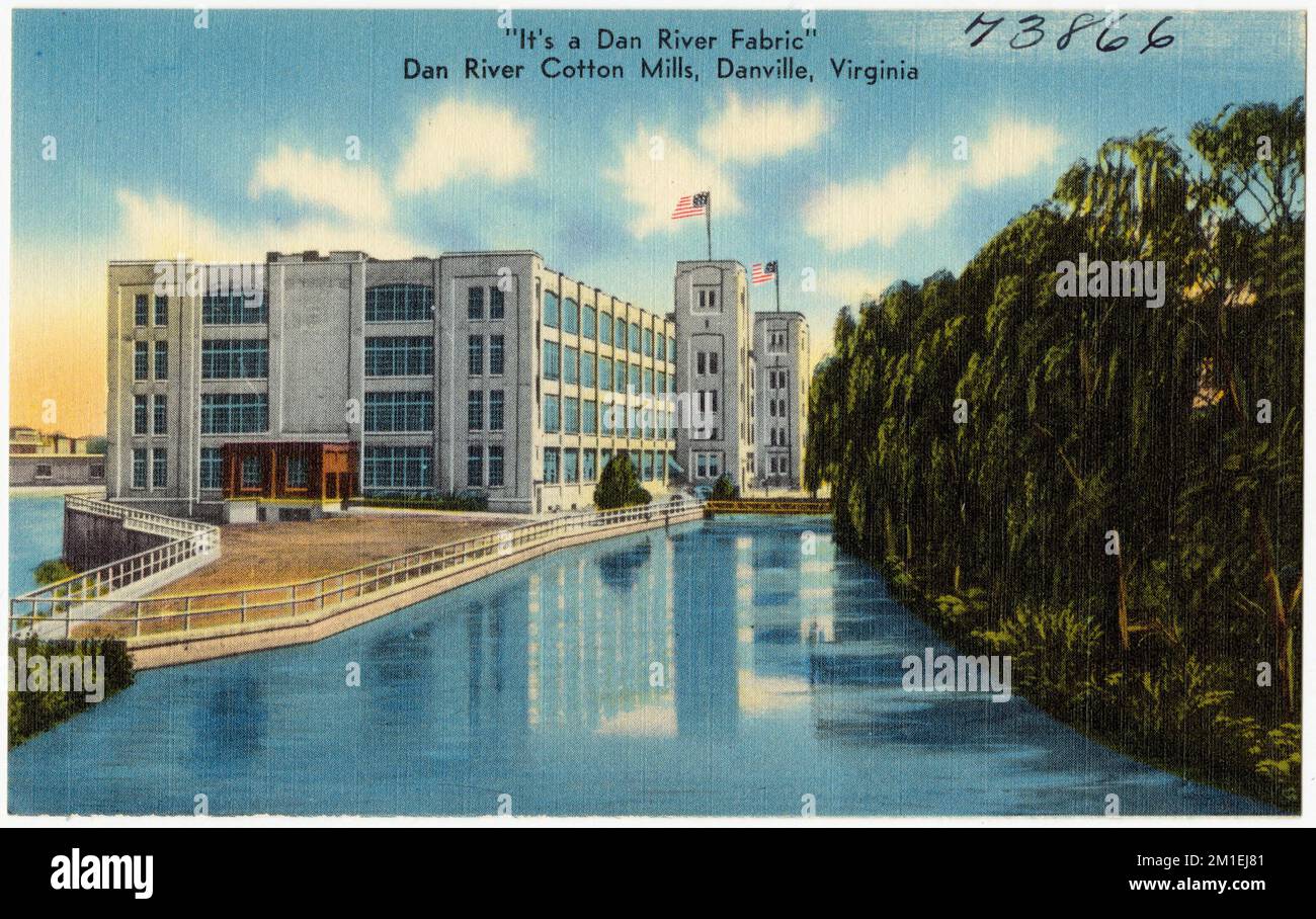 'It's a Dan River fabric,' Dan River Cotton Mills, Danville, Virginia
