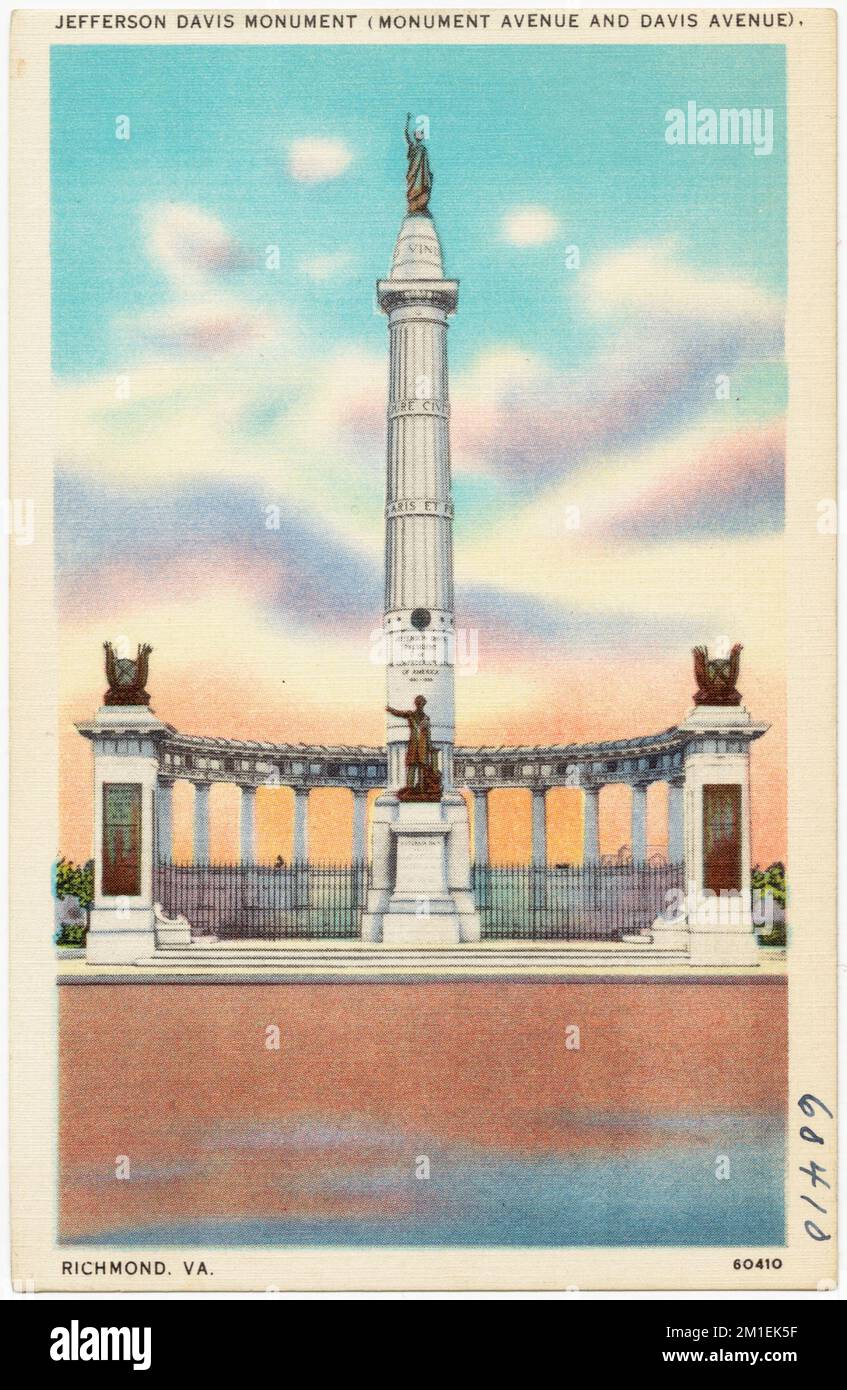 Jefferson Davis Monument (Monument Avenue and Davis Avenue), Richmond