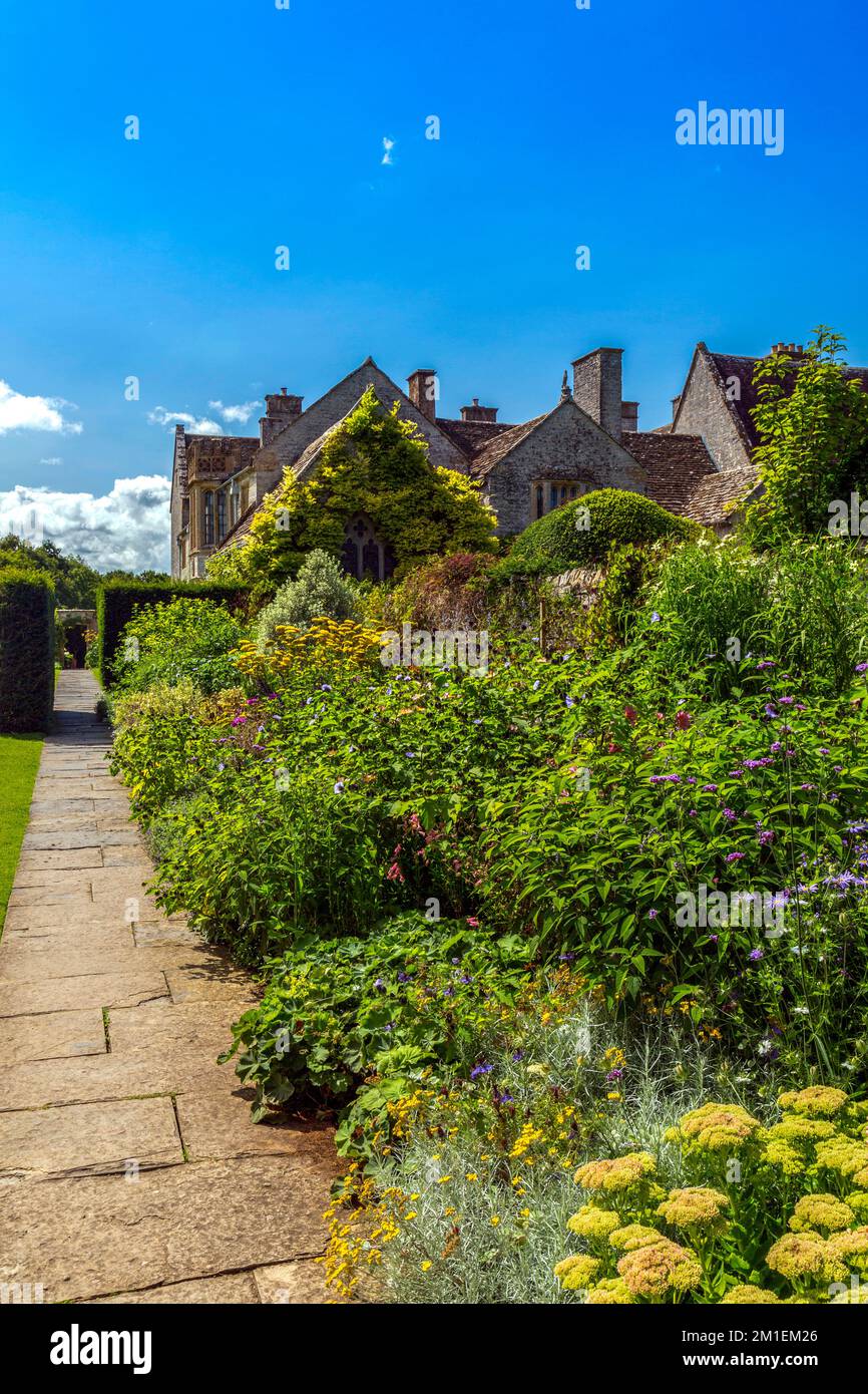 The long and colourful herbaceous border is an impressive attraction at ...