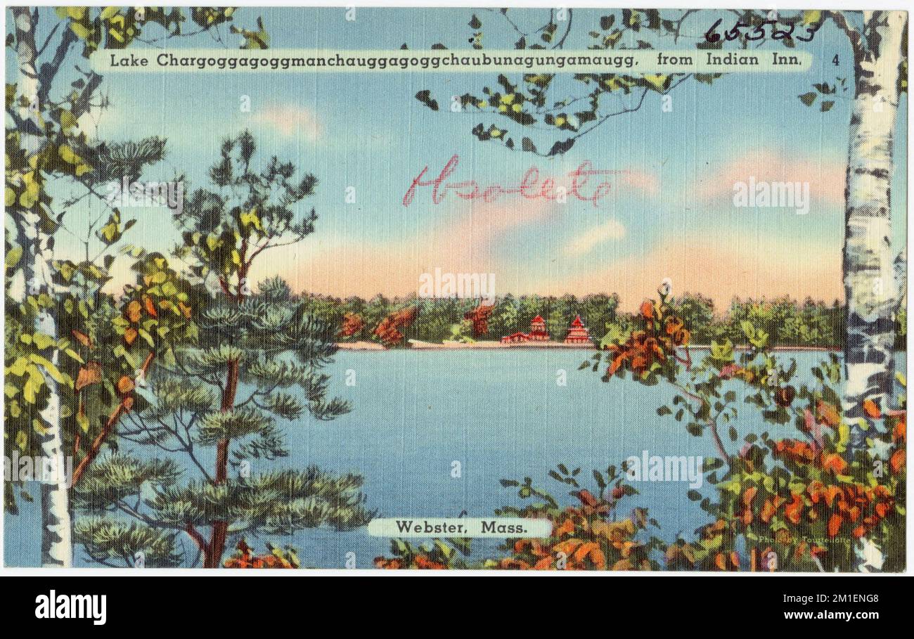 Lake Chargoggagoggmanchauggagoggchaubunagungamaugg, from Indian Inn