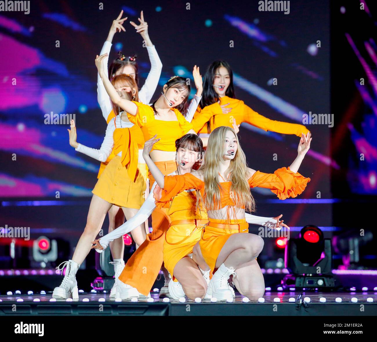 STAYC, Oct 7, 2022 Kpop girl group STAYC performs during theK