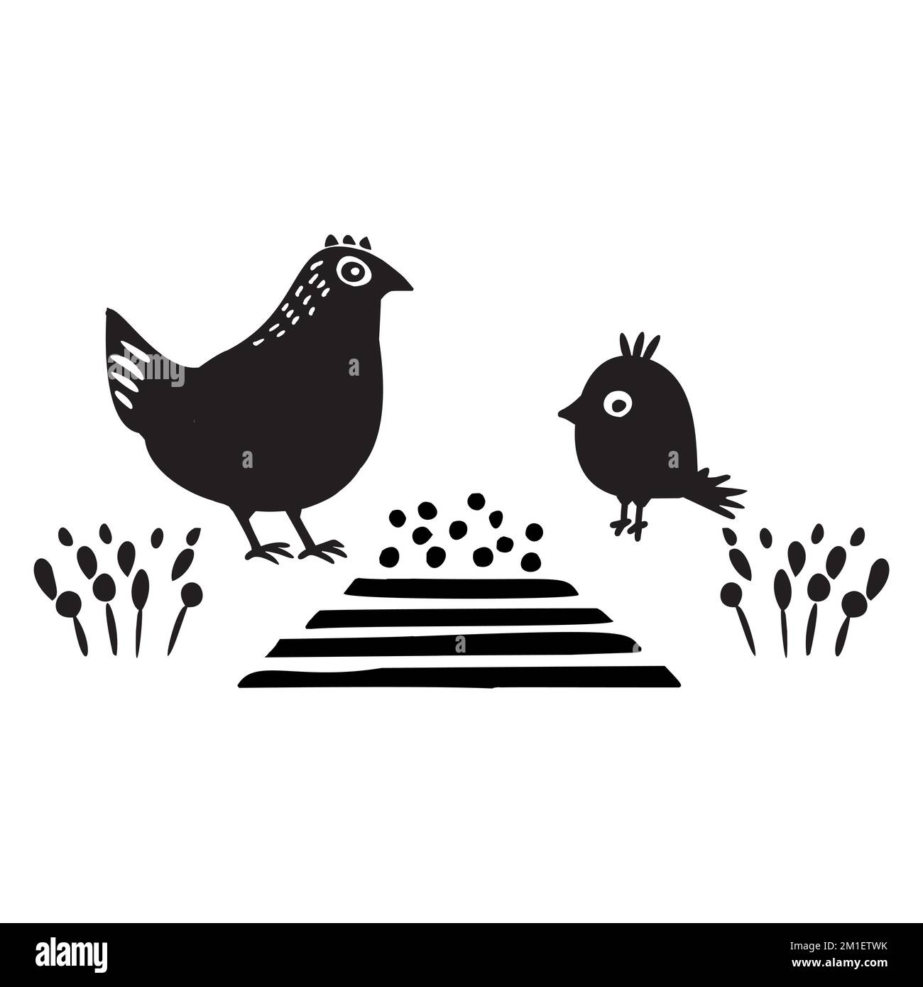 Cute Easter Chicken Cute Farm Animal Illustration Stock Vector Image Cute easter chicken cute farm animal illustration stock vector image
