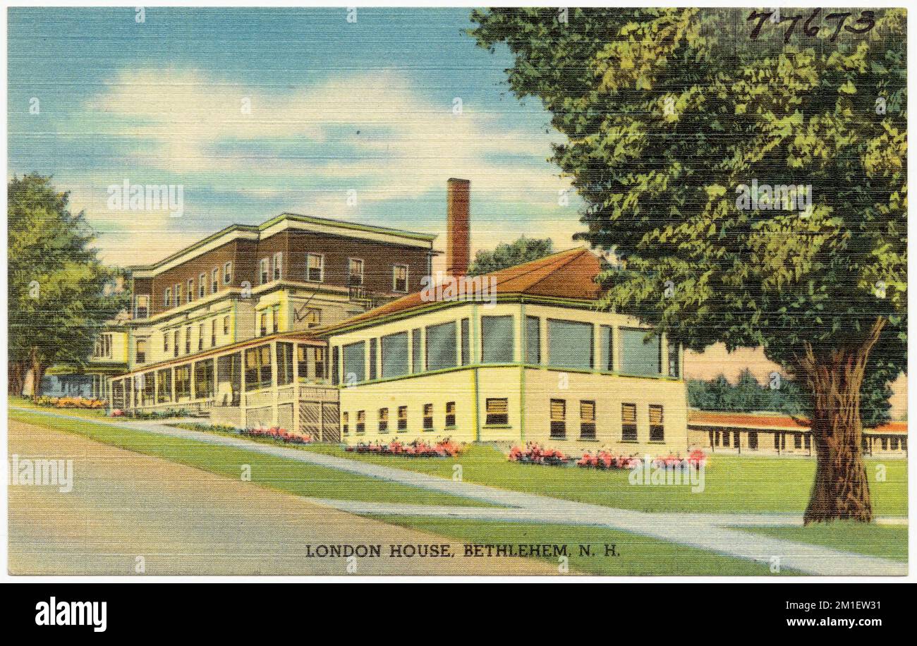 London House, Bethlehem, N.H. , Houses, Tichnor Brothers Collection