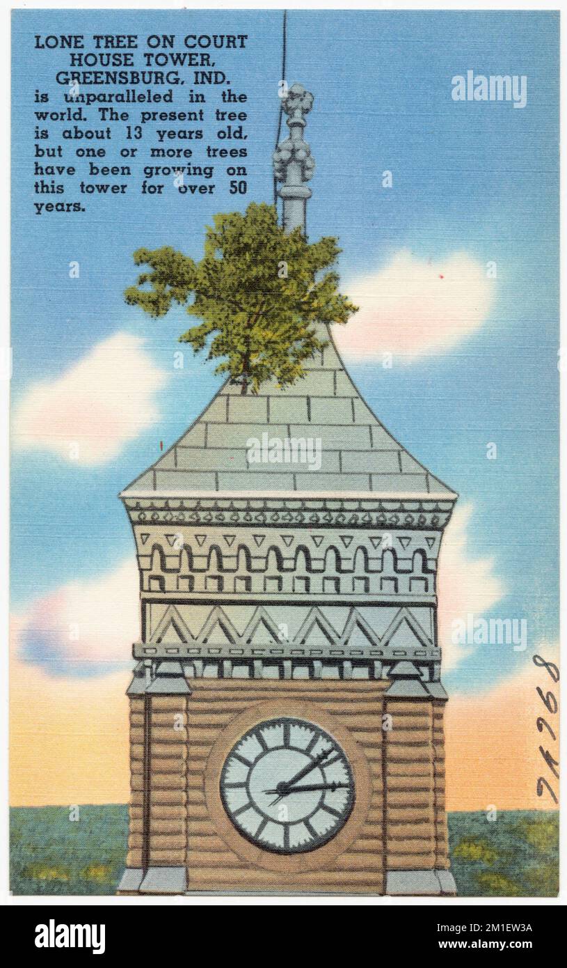 Greensburg tower tree hi-res stock photography and images - Alamy