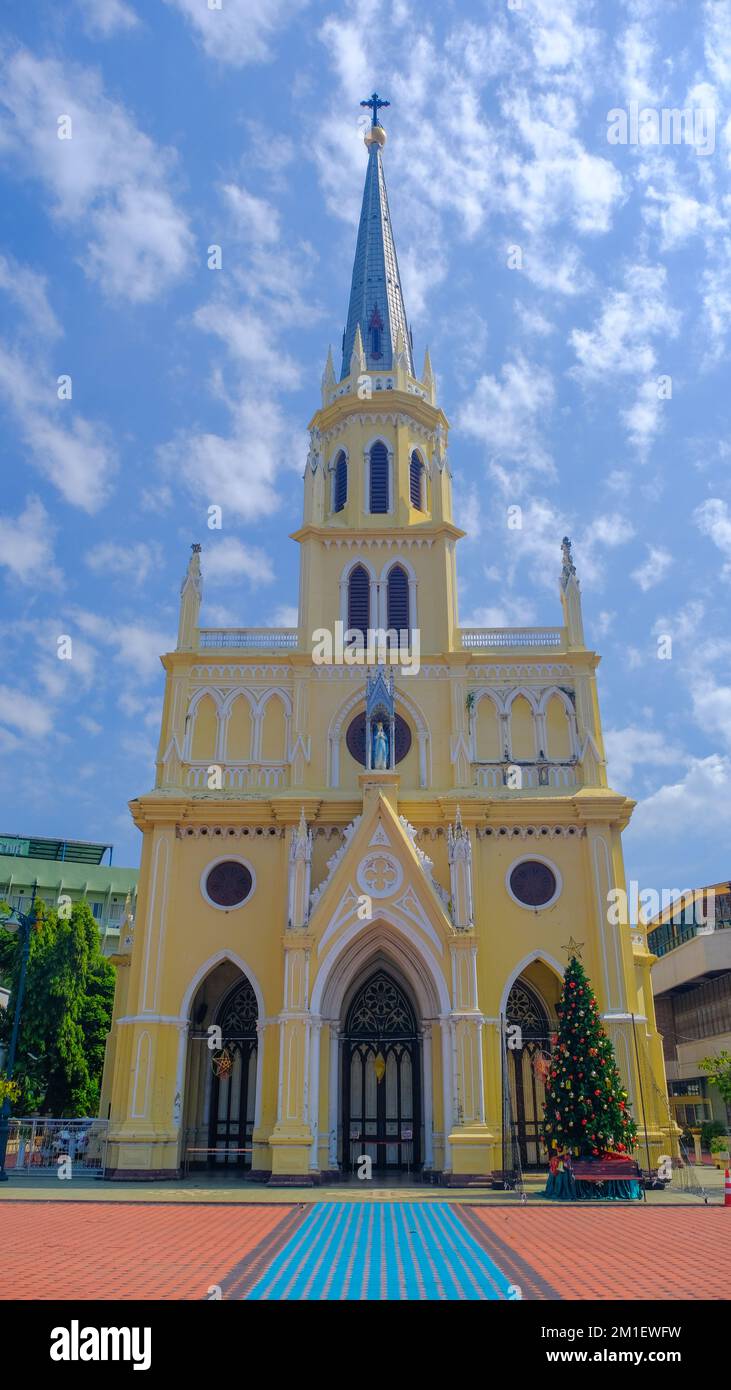 Holy Rosary Church is a Roman Catholic Church in Bangkok, Thailand Stock Photo