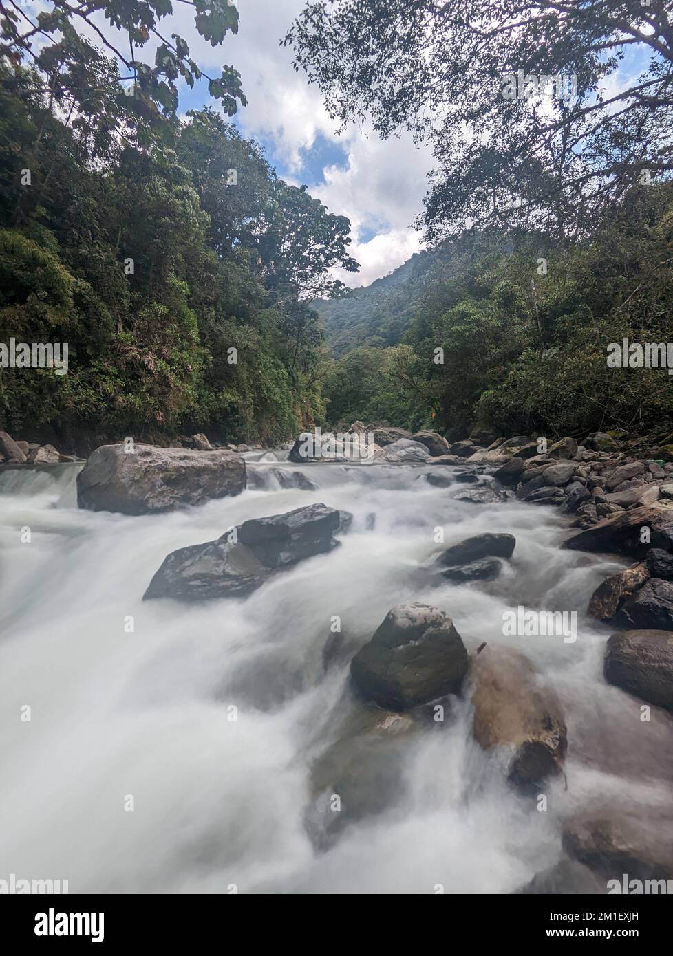 Ecuador waterfall tour hi-res stock photography and images - Alamy