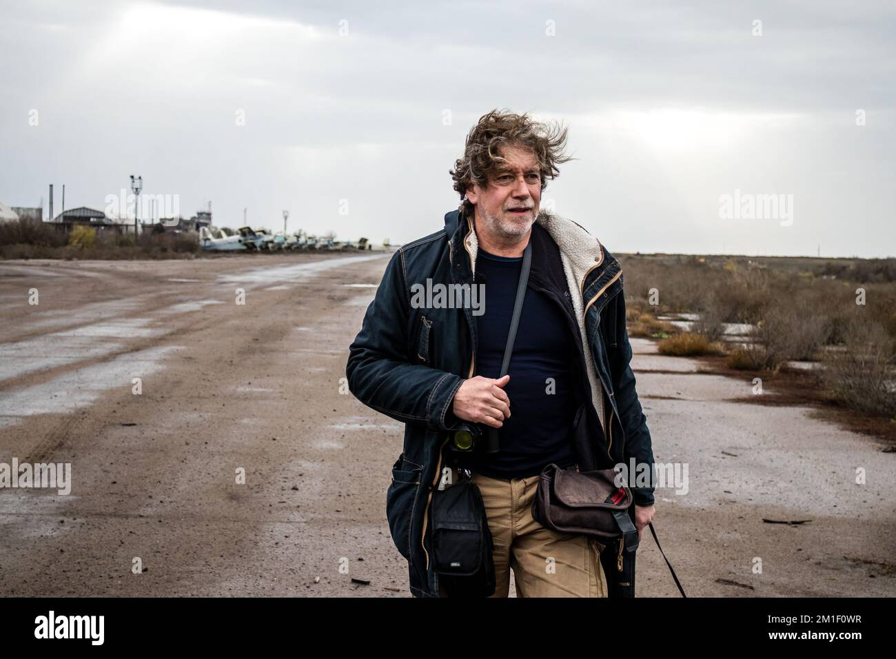 Portrait of Eddy van Wessel, this oustanding journalist and 