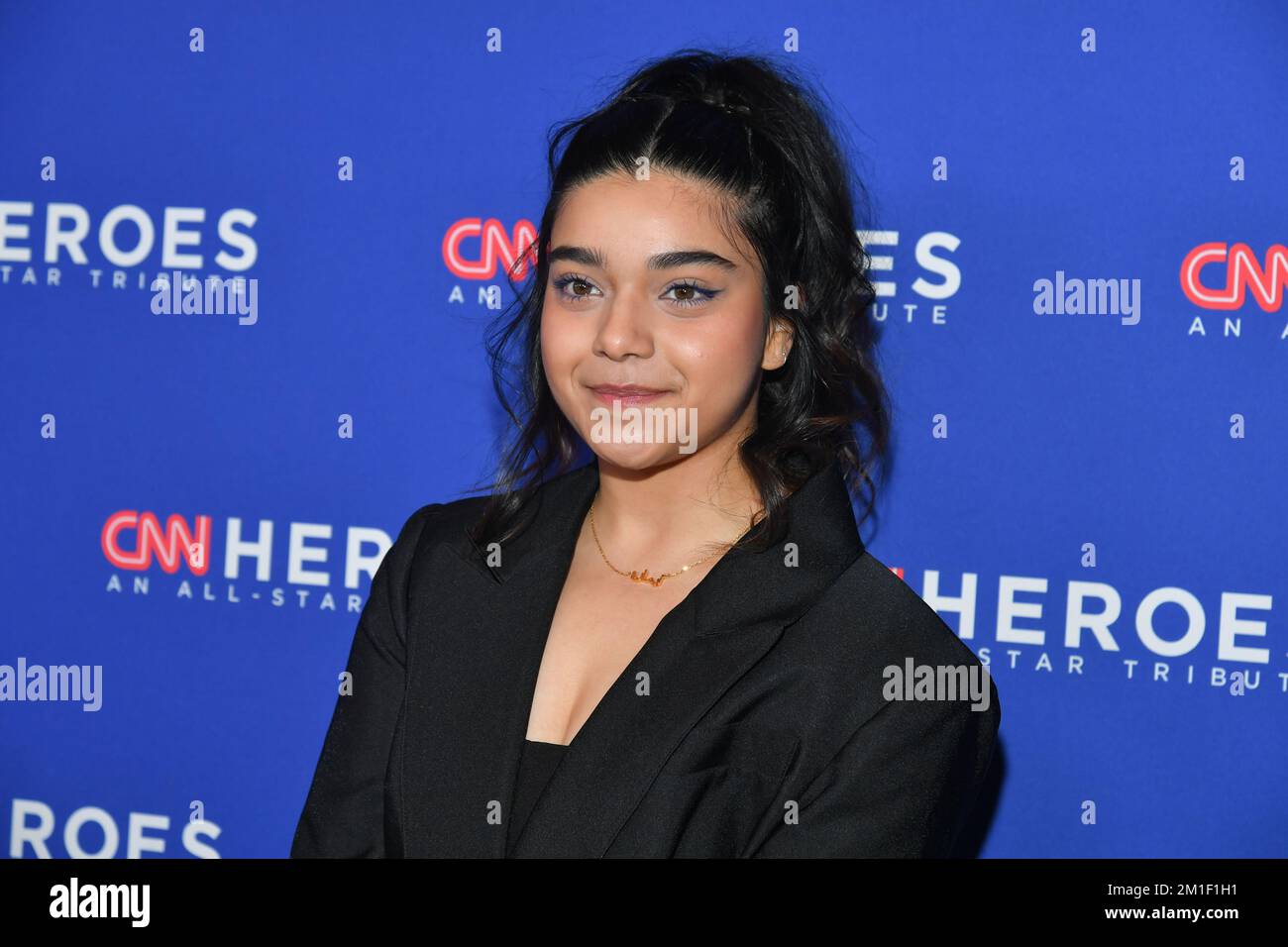 Iman Vellani attends the 16th annual CNN Heroes: An All-Star Tribute at the American Museum of Natural History on December 11, 2022 in New York City. Stock Photo