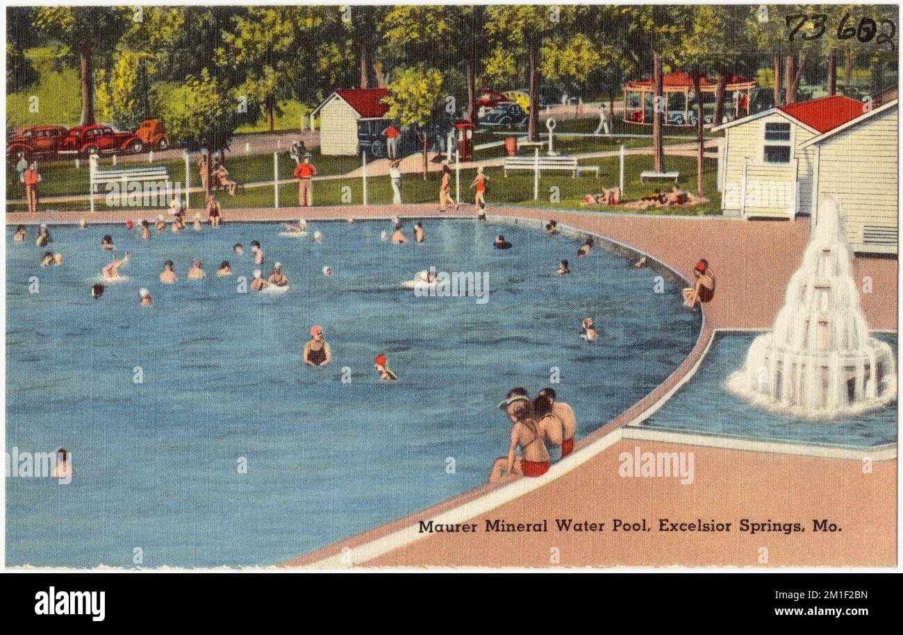 Maurer Mineral Water Pool, Excelsior Springs, Mo. , Sports & recreation