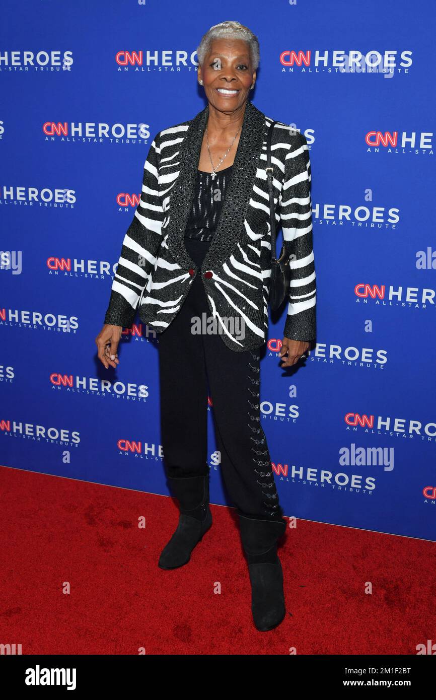 Dionne Warwick attends the 16th annual CNN Heroes: An All-Star Tribute at the American Museum of Natural History on December 11, 2022 in New York City Stock Photo
