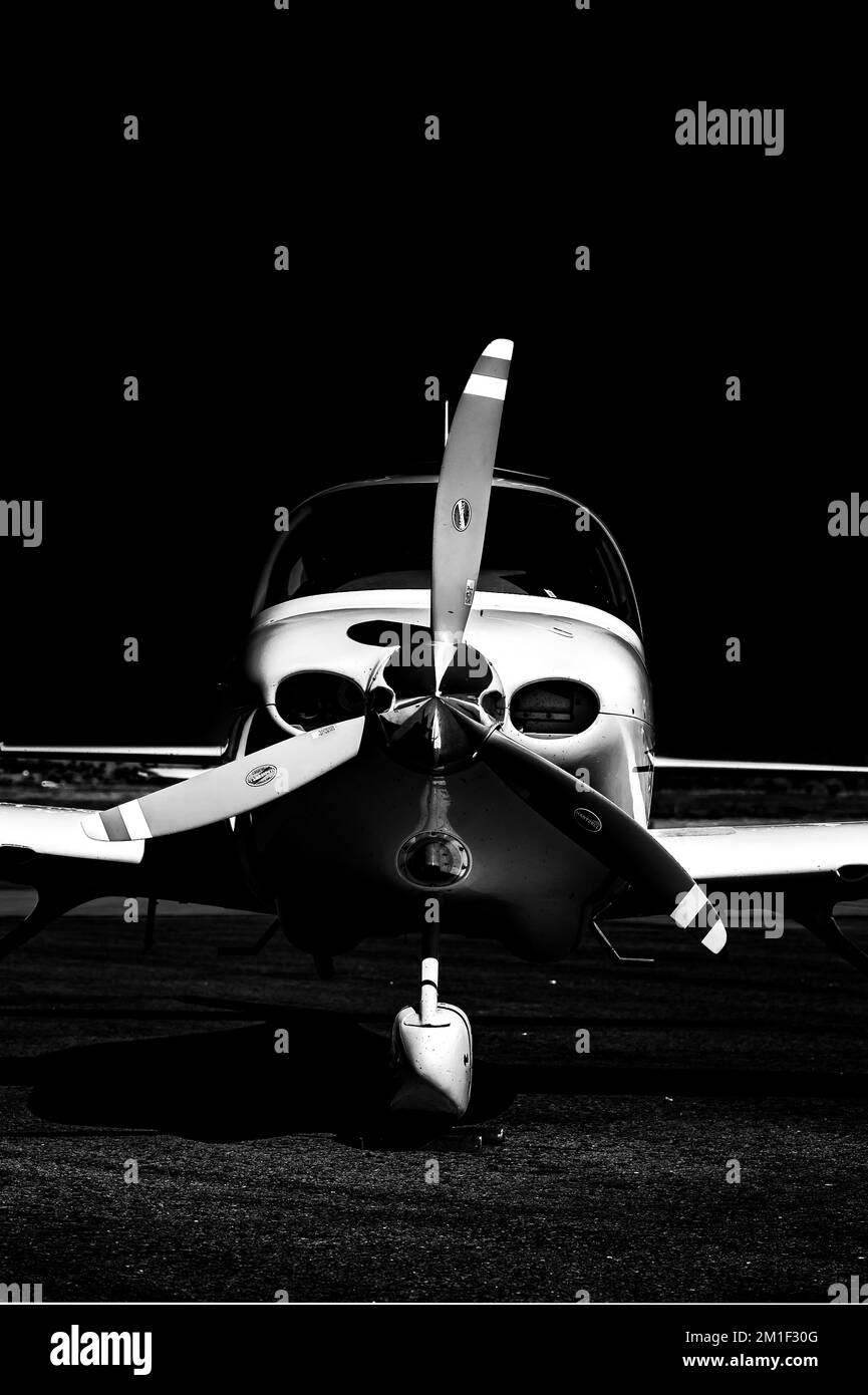 Monochrome aviation photo Black and White Stock Photos & Images - Alamy