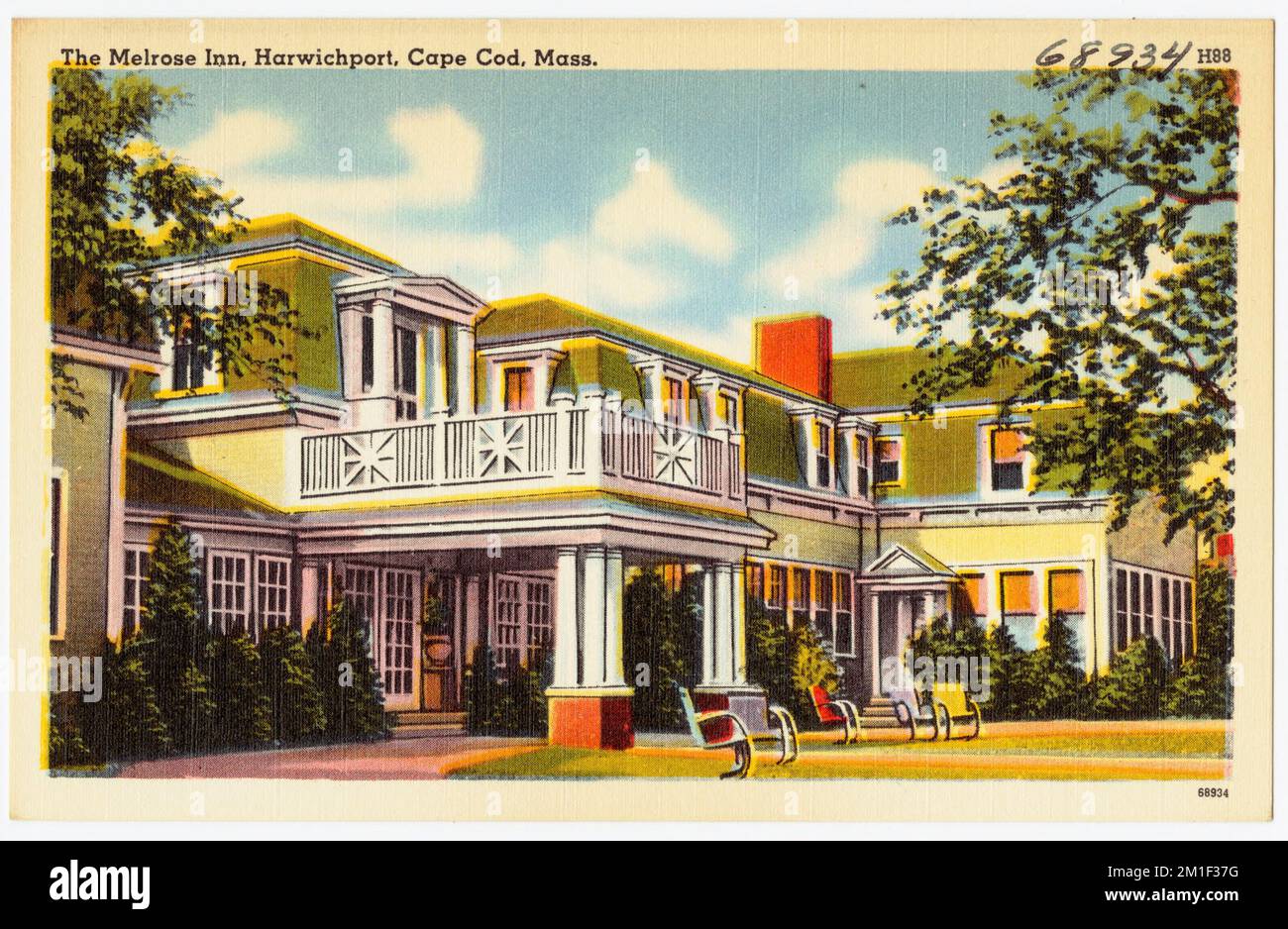 The Melrose Inn, Harwichport, Cape Cod, Mass. , Motels, Tichnor ...