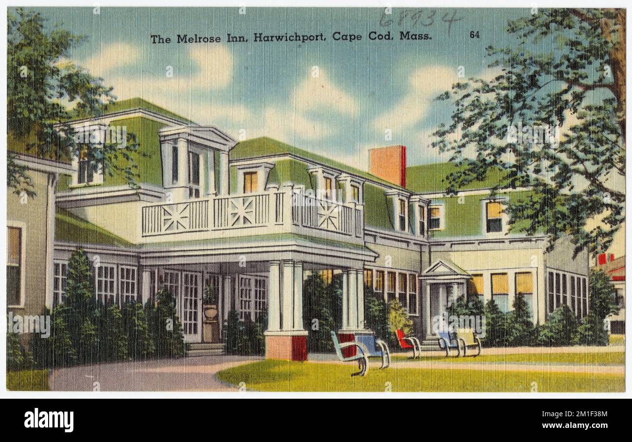 The Melrose Inn, Harwichport, Cape Cod, Mass. , Motels, Tichnor ...