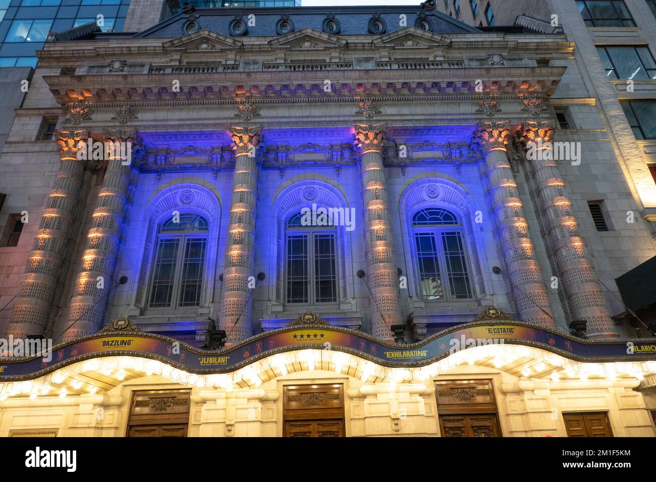 Lyceum Theatre is a Broadway theater located at 149 West 45th Street in Times Square NYC, USA 2022 Stock Photo
