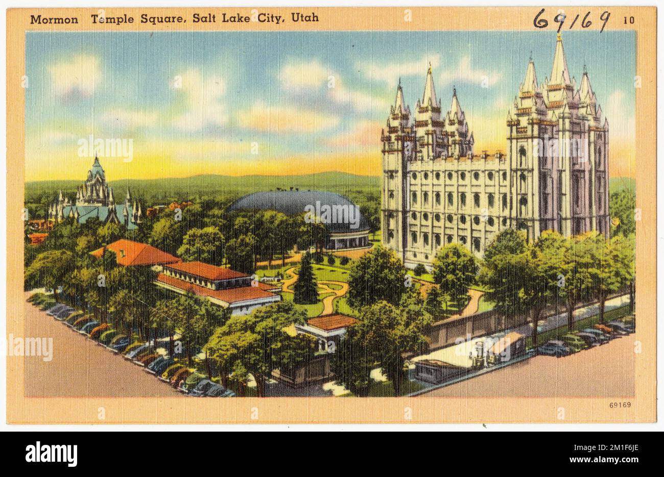 Mormon Temple Square, Salt Lake City, Utah , Cities & towns, Tichnor