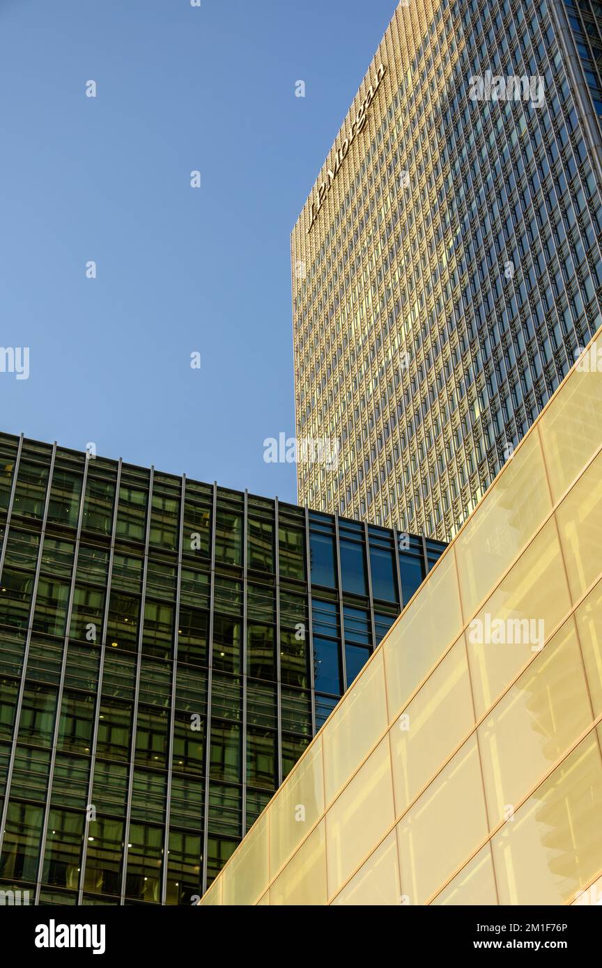 LONDON November 4, 2020 JP modern office building in Canary