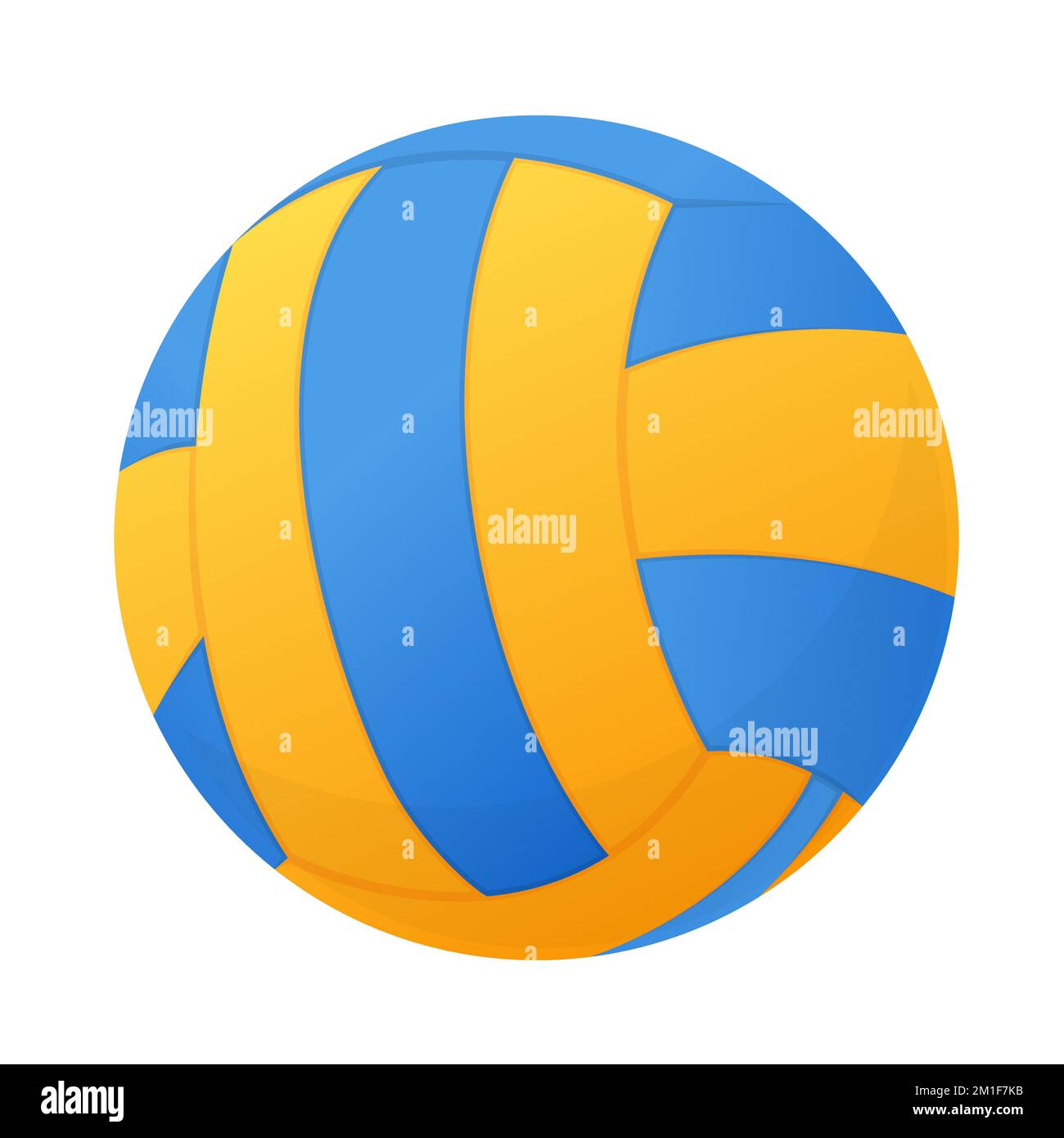 Beach volleyball - modern flat design style single isolated image Stock ...