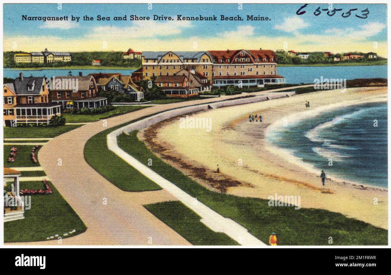 Narragansett by the Sea and Shore Drive, Kennebunk Beach, Maine