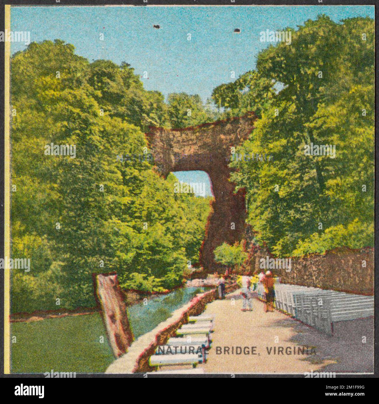 Natural Bridge, Virginia , Bridges, Tichnor Brothers Collection