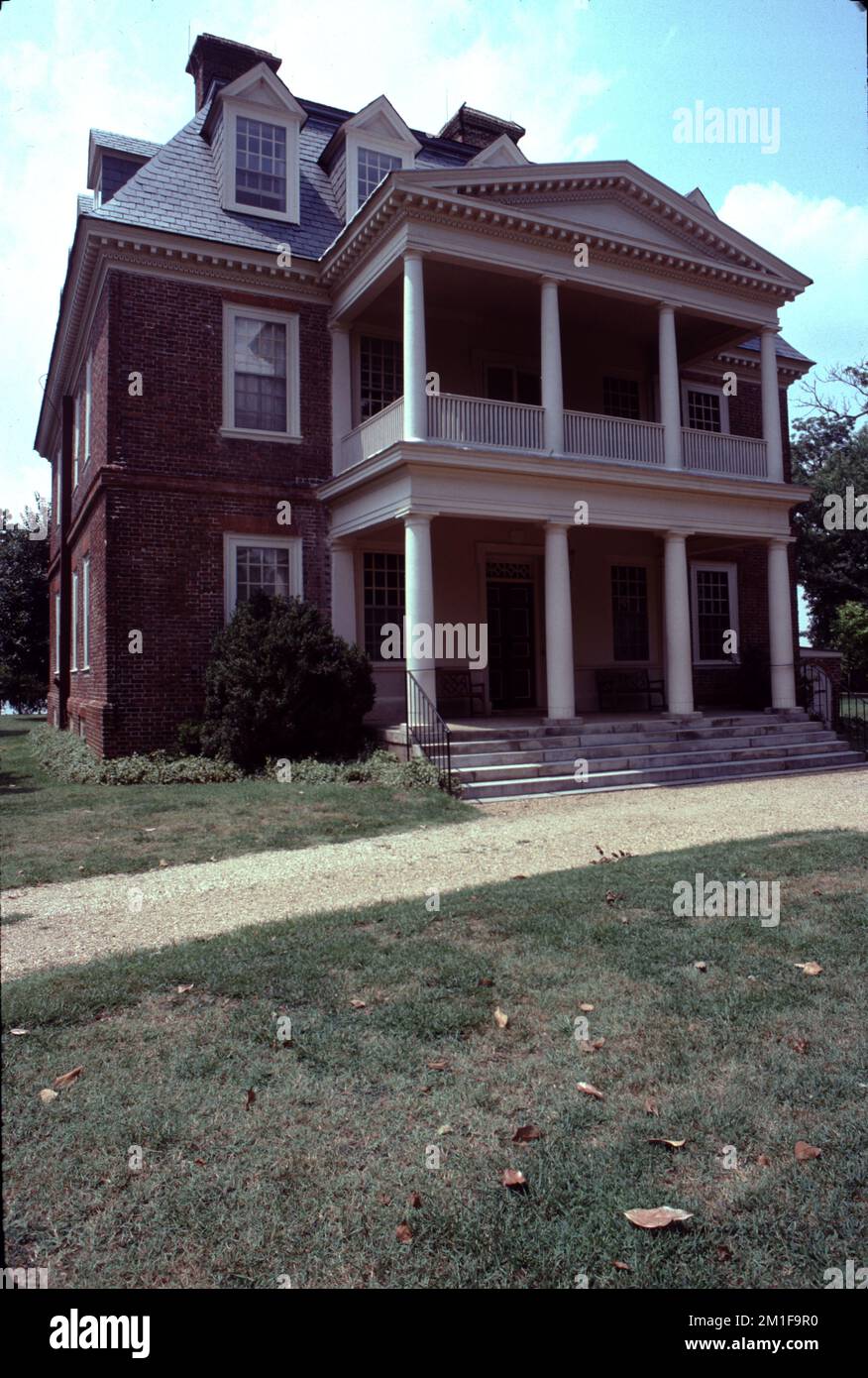 Hopewell, VA. U.S.A. 5/1984. Shirley Planation on the James River has