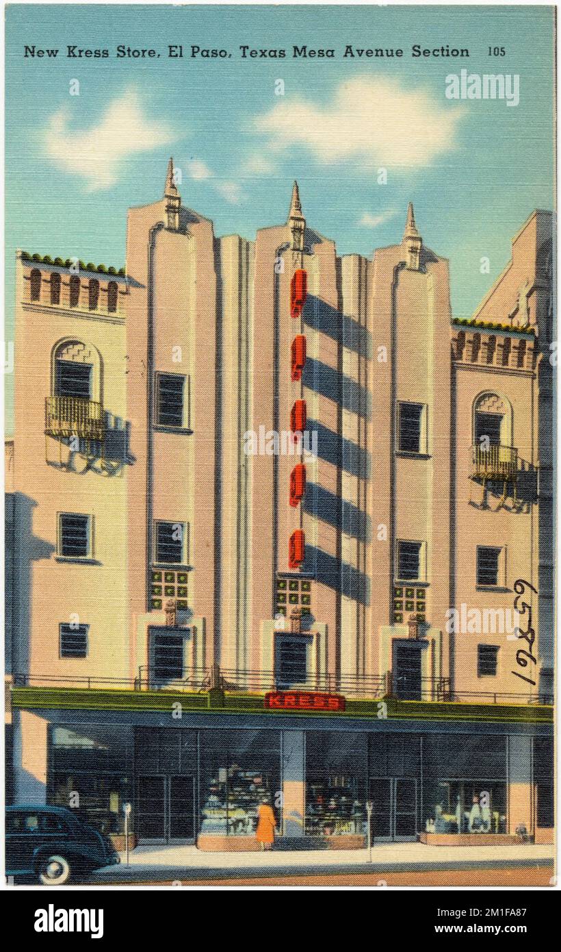 New Kress Store, El Paso, Texas Mesa Avenue Section, 105 , Commercial