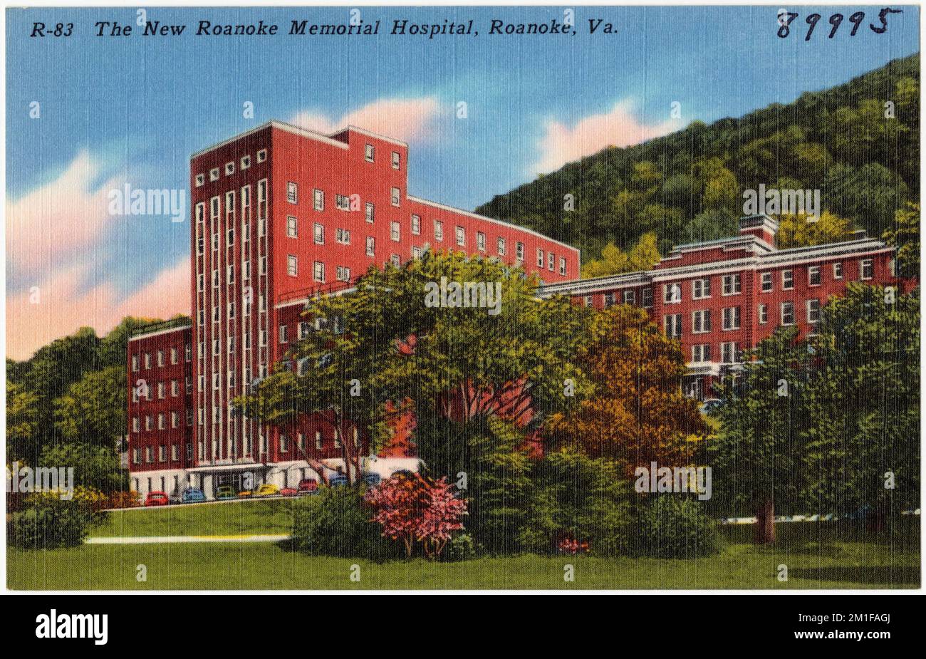 The new Roanoke Memorial Hospital, Roanoke, Va. , Hospitals, Tichnor