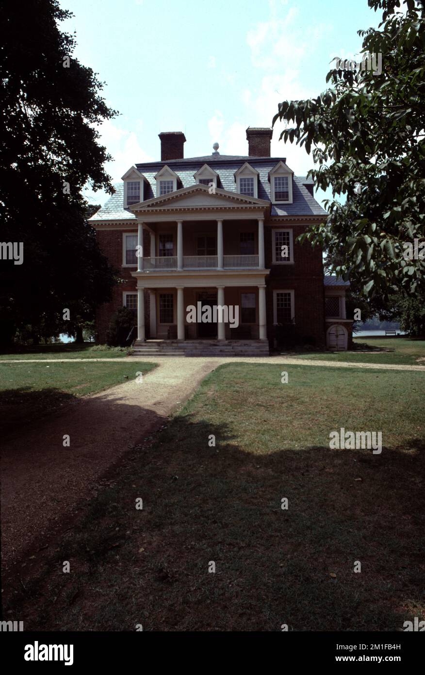 Hopewell, VA. U.S.A. 5/1984. Shirley Planation on the James River has