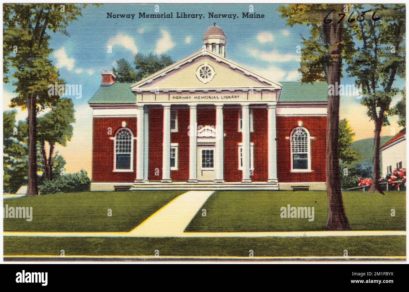 Norway Memorial Library, Norway, Maine , Public libraries, Tichnor