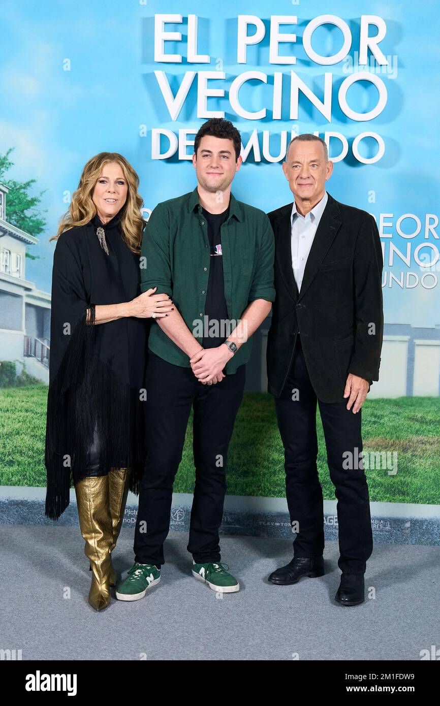 Tom Hanks, Rita Wilson, Truman Hanks attends ‘A Man Called Otto