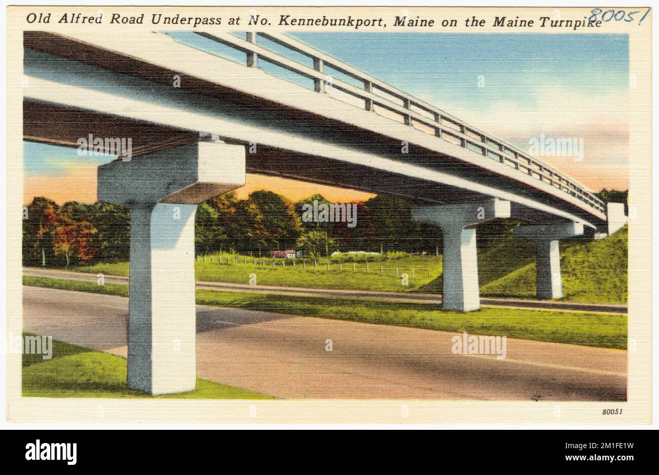 Old Alfred Road Underpass at No. Kennebunkport, Maine on the Maine