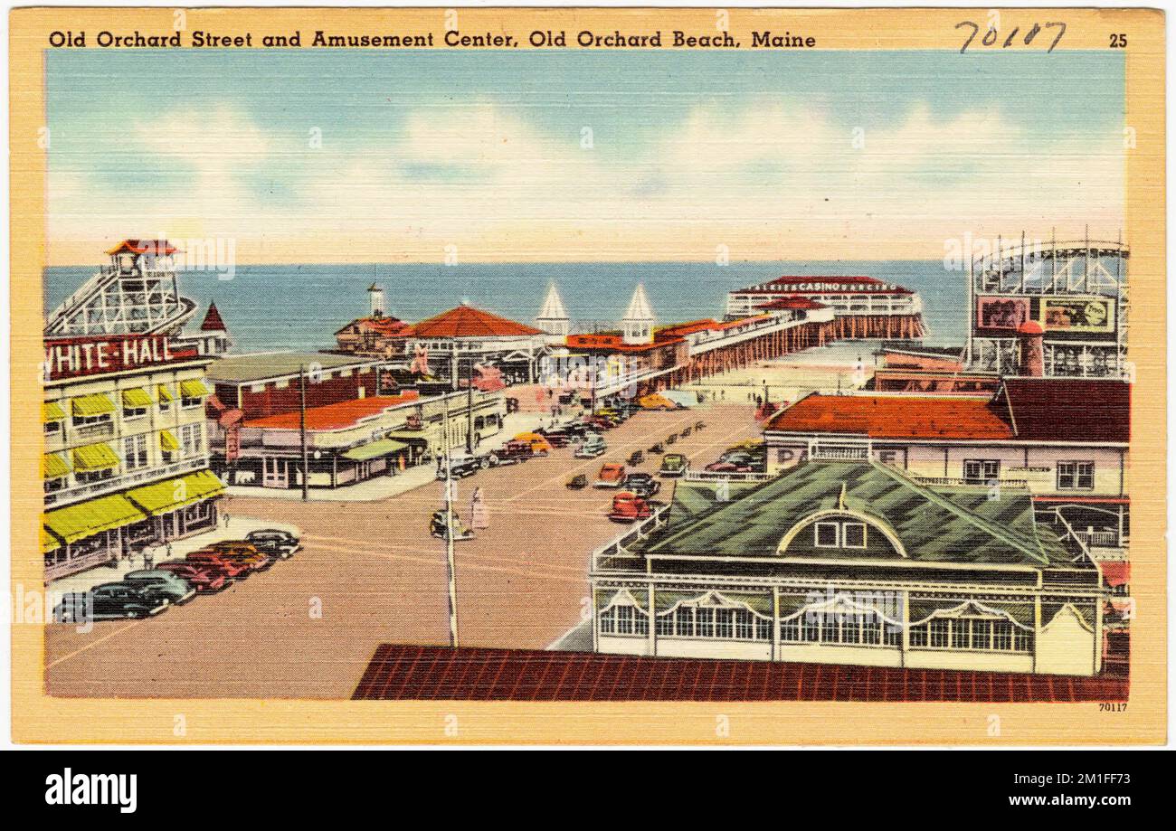 Old Orchard Street and Amusement Center, Old Orchard Beach, Maine