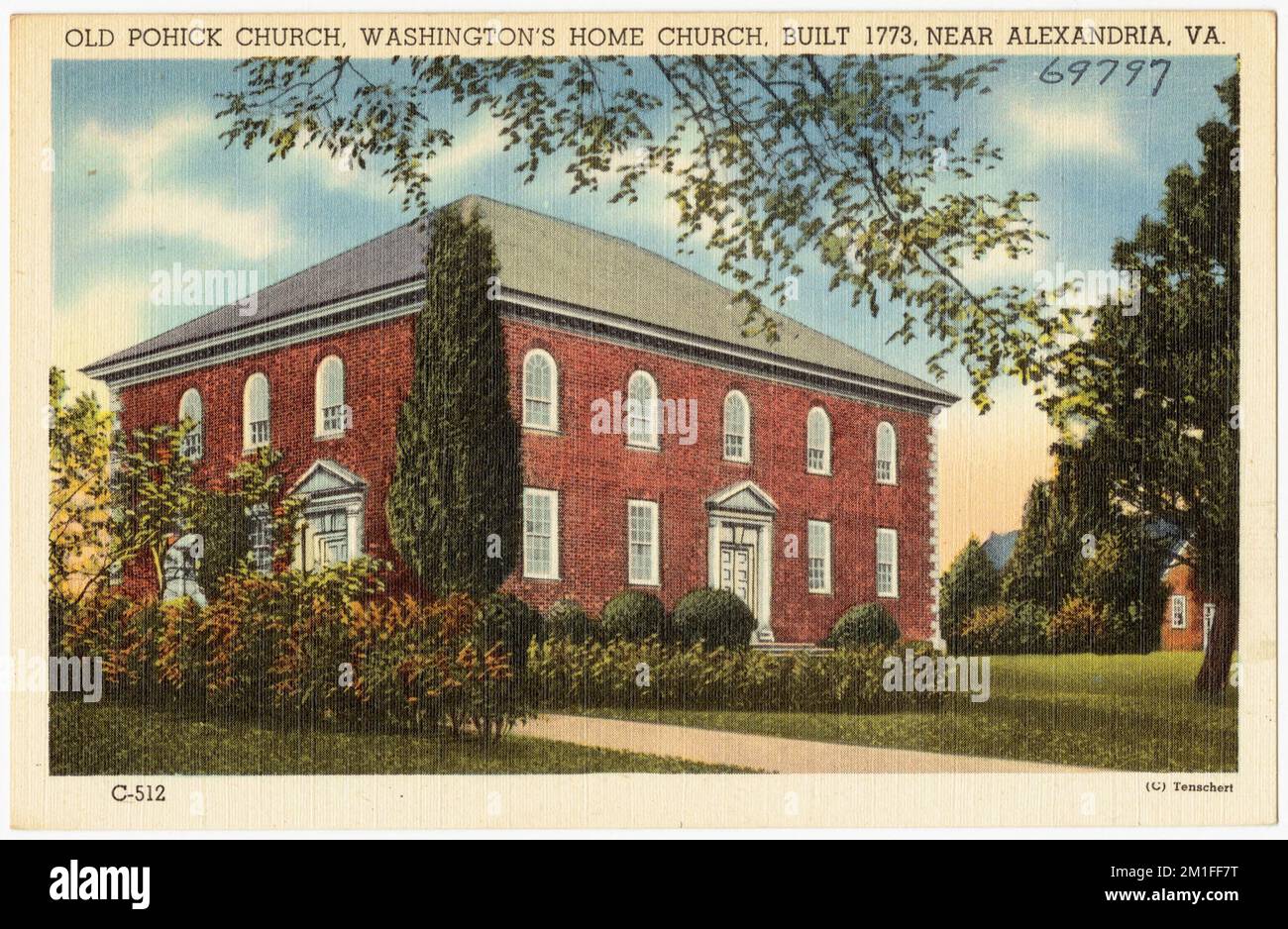 Old Pohick Church, Washington's home church, built 1773, near