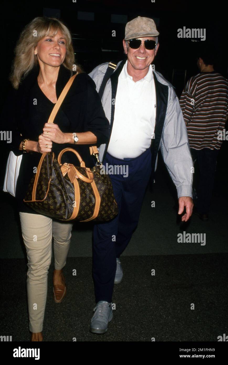 Alexis Maas And Johnny Carson 1994. Credit: Ralph Dominguez/MediaPunch
