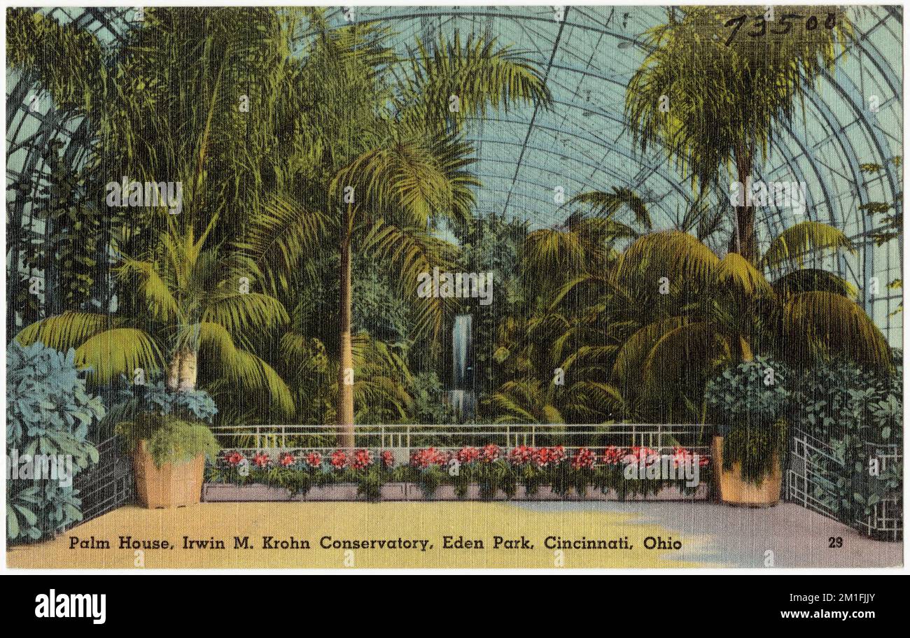 Palm House, Irwin M. Krohn Conservatory, Eden Park, Cincinnati, Ohio