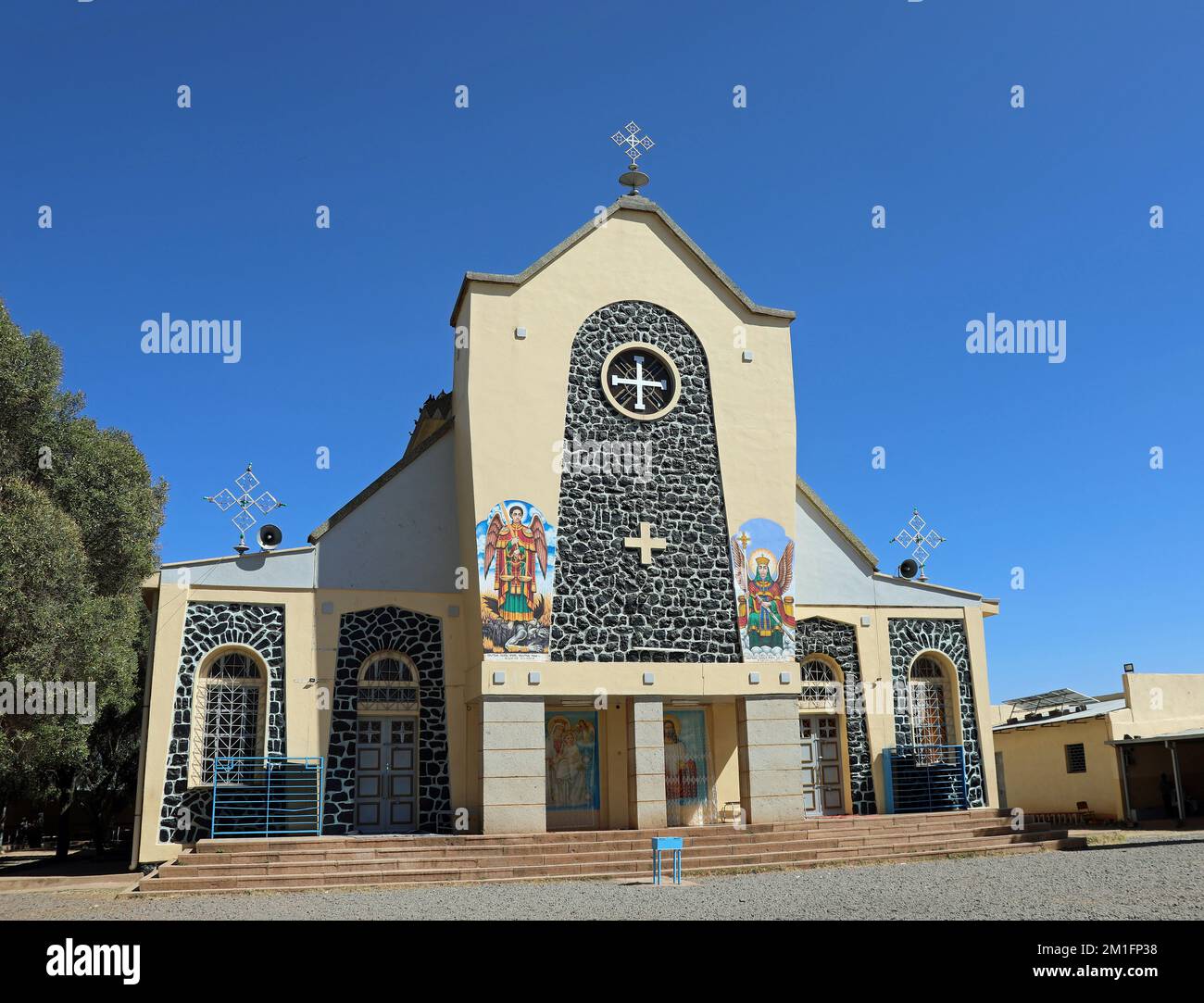 Saint Michaels Church at Asmara in eritrea Stock Photo
