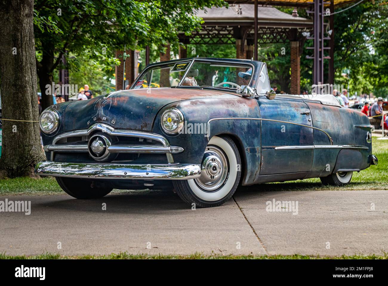 Des Moines, IA July 03, 2022 Low perspective front corner view of a