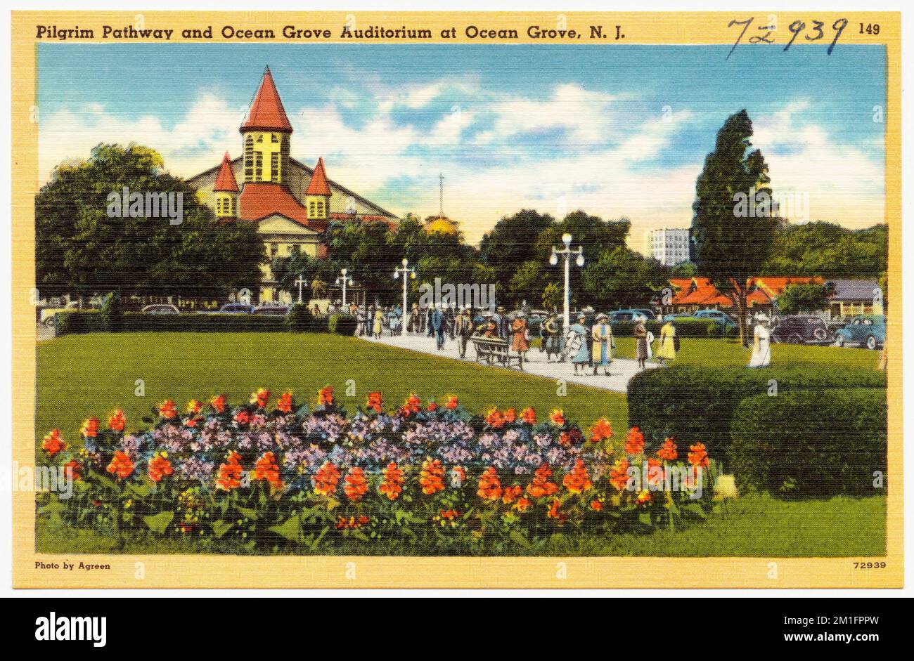 Pilgrim Pathway and Ocean Grove Auditorium at Ocean Grove, N. J