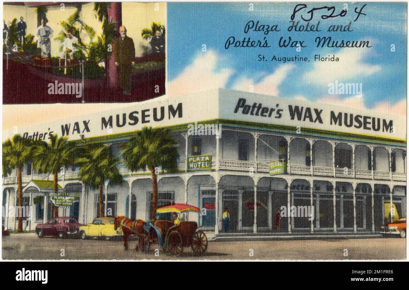 Plaza Hotel and Potter's Wax Museum, St. Augustine, Florida , Hotels