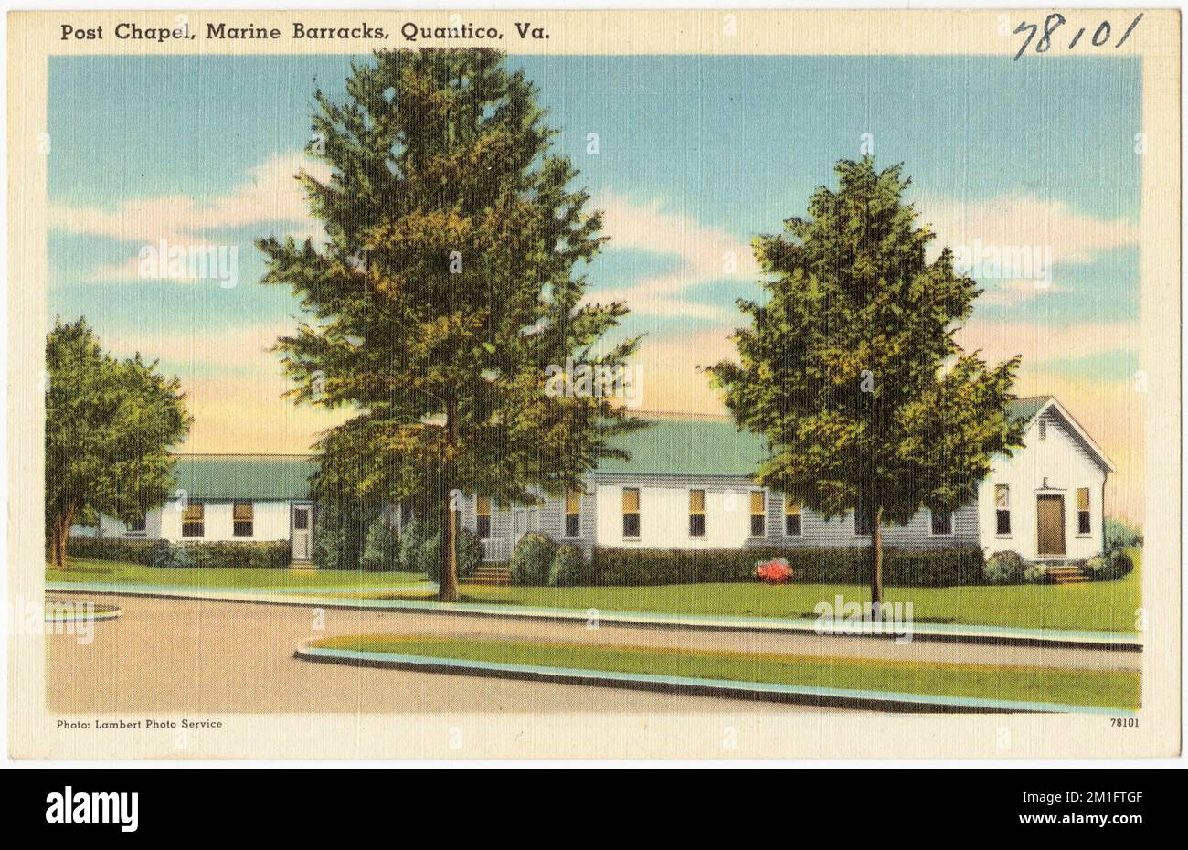 Post Chapel, Marine Corps Schools, Quantico, Va. , Military facilities, Religious facilities